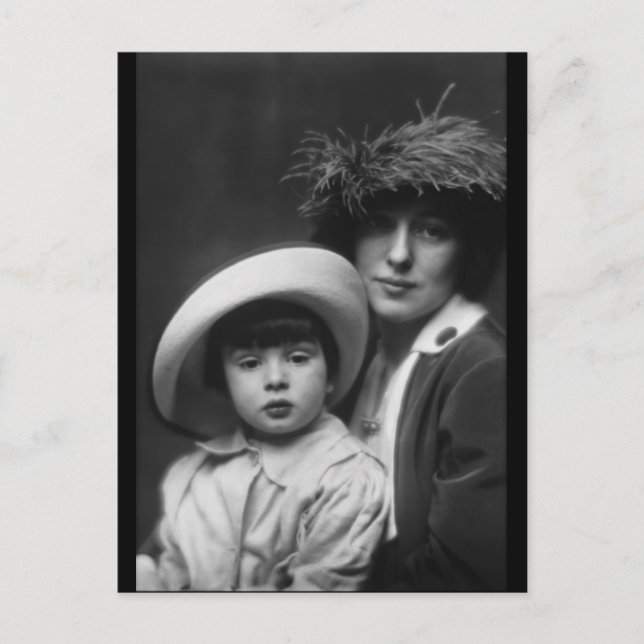 Carte Postale Thaw, Evelyn Nesbitt and Son par Arnold Genthe, 19 (Devant)