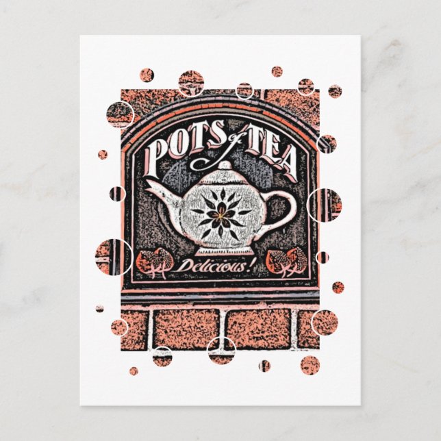 CARTE POSTALE THÉ (Devant)