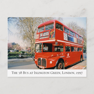 Carte Postale The 38 Bus at Islington Green, Londres, 1997