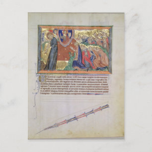 Carte Postale The 7th angel blowing his trumpet