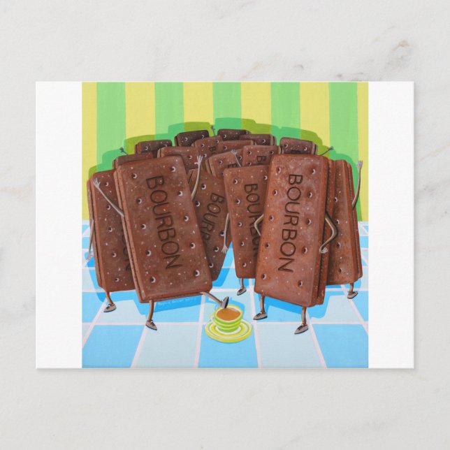 Carte Postale Thé à la crème Bourbon (Devant)