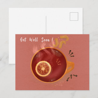 Carte Postale Thé à la peau d'orange