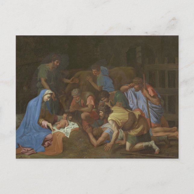 Carte Postale The Adoration of the Shepherds cirque 1653 (Devant)