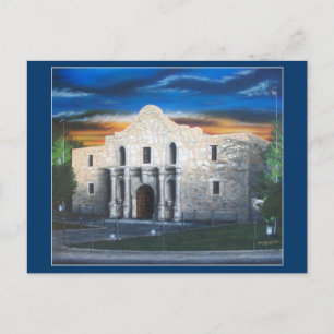 Carte Postale The Alamo Postcard