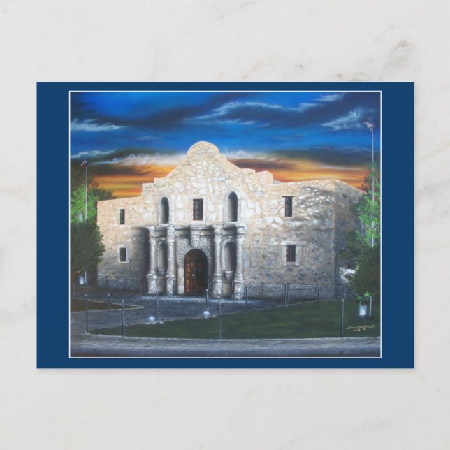 Carte Postale The Alamo Postcard (Devant)