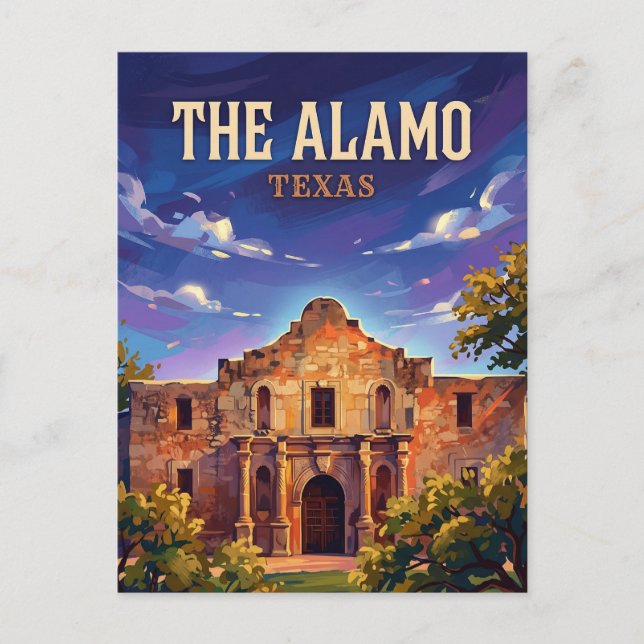 Carte Postale The Alamo Texas (Devant)