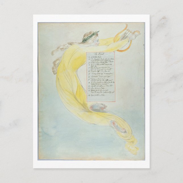 Carte Postale "The Bard", design 52 de "The Poems of Thomas Gr" (Devant)