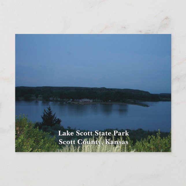 Carte Postale The Beach House-Lake Scott State Park (Devant)