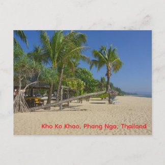 Carte Postale The Beach, Kho Ko Khao, Phang Nga Postcard