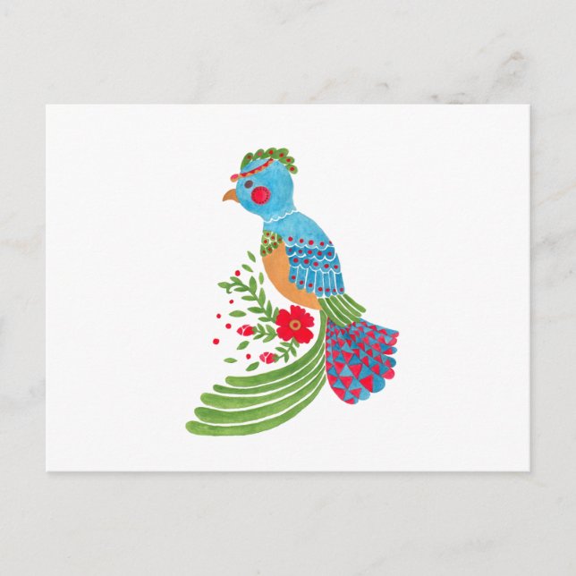 Carte Postale The Blue Quetzal (Devant)