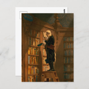 Carte Postale The Bookworm by Carl Spitzweibrücken