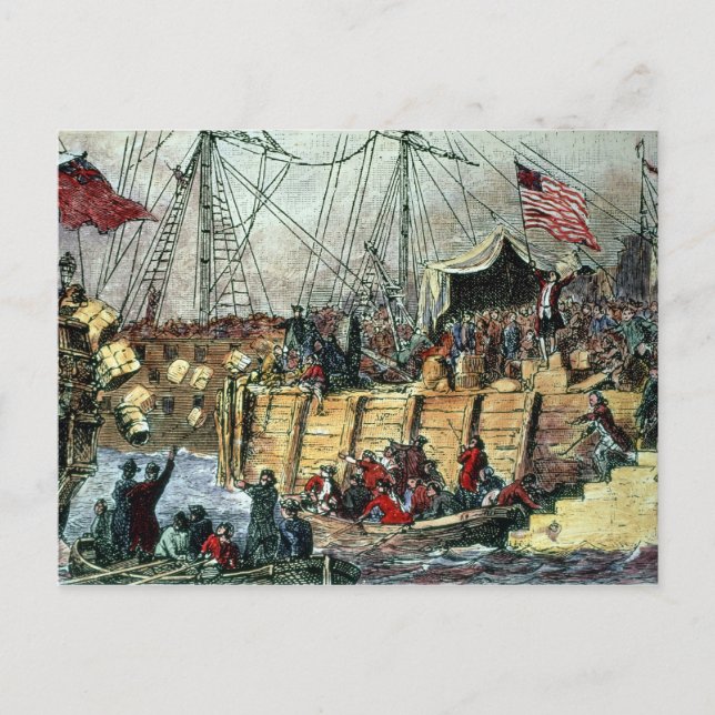Carte Postale The Boston Tea Party, 16 décembre 1773 (Devant)