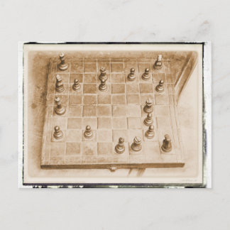 Carte Postale The Chess Game