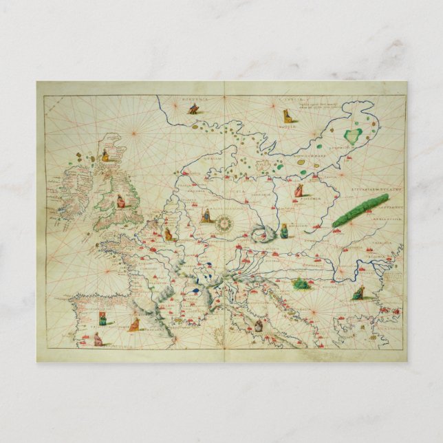 Carte Postale The Continent of Europe (Devant)