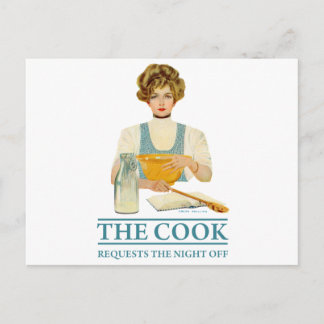 Carte Postale The Cook demande la nuit off