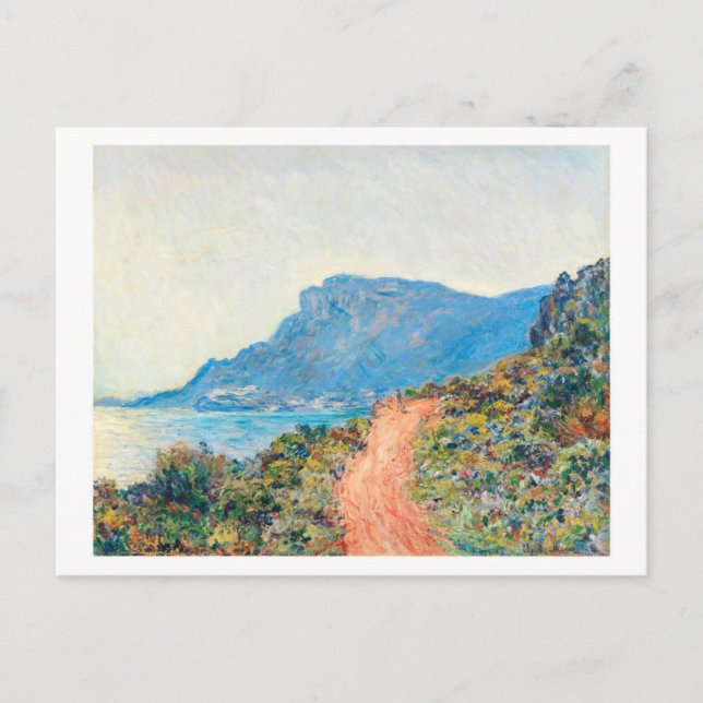 Carte Postale The Corniche Landscape by Claude Monet (Devant)