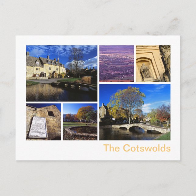 Carte Postale The Cotswolds (Devant)