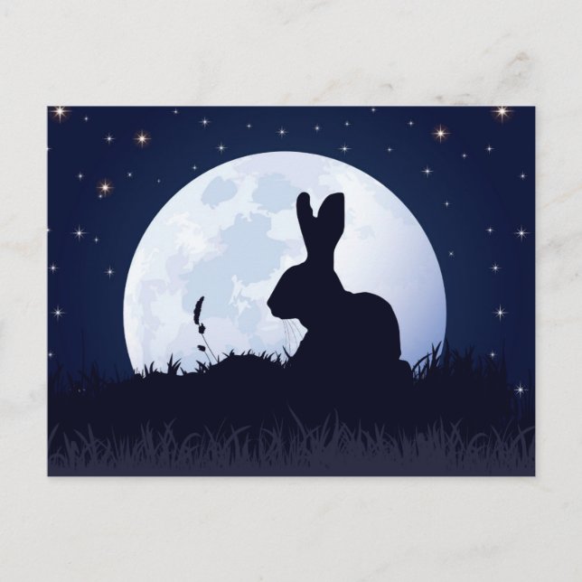 CARTE POSTALE THE CREGGAN WHITE HARE (Devant)