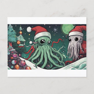 Carte Postale The Cthulhu Spirits of Christmas