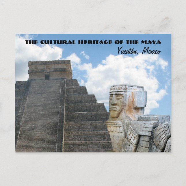 Carte Postale The Cultural Heritage of the Maya, Yucatán/Mexico (Devant)