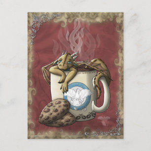 Carte Postale [Thé Cup Dragon] Café