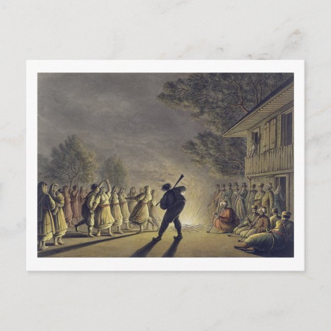 Carte Postale The Dance of the Bulgarian Peasants (Devant)