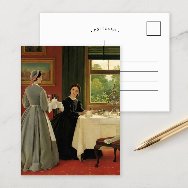 Carte Postale Thé de l'après-midi | George Dunlop Leslie (Créateur téléchargé)