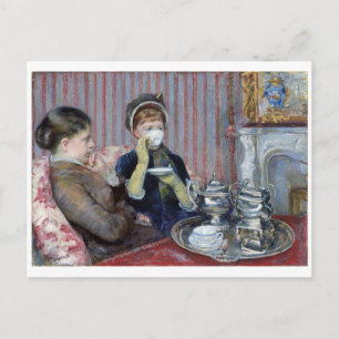 Carte Postale Thé de l'après-midi, Mary Cassatt
