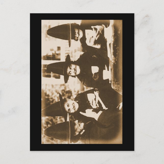 Carte Postale Thé des sorcières – sepia (Devant)