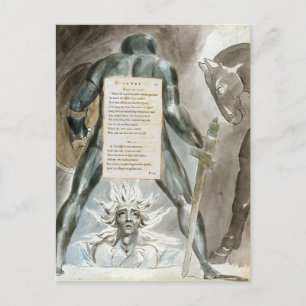 Carte Postale 'The Descent of Odin', design 81 from 'The Poems o