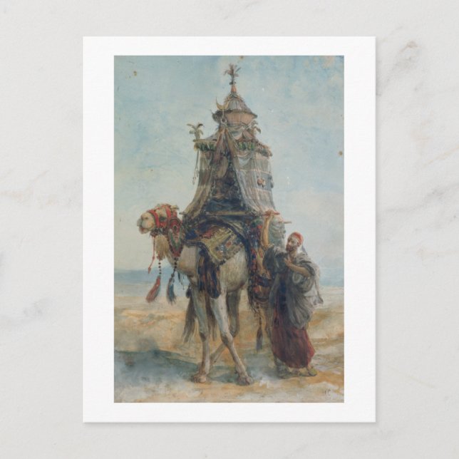 Carte Postale The Desert Ride, 1839 (avec papier) (Devant)