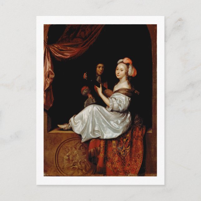 Carte Postale The Duet, 1665 (Devant)