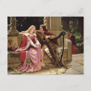 Carte Postale The End of the Song by Edmund Leighton, c. 1902