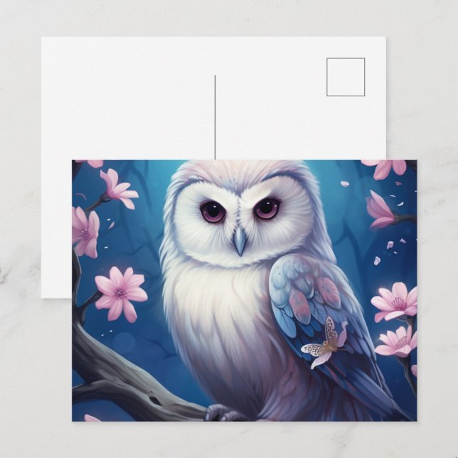 Carte postale The Enigmatic Owl's Secret (Devant / Derrière)