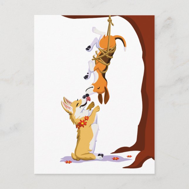 Carte Postale Thé et crème (Devant)