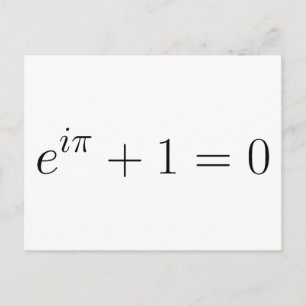 Carte Postale The Euler formula