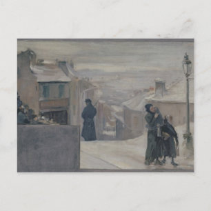 Carte Postale The Famine between 1870-71, 1889