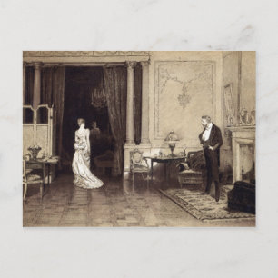 Carte Postale The First Cloud, de Leisure Hour, 1888