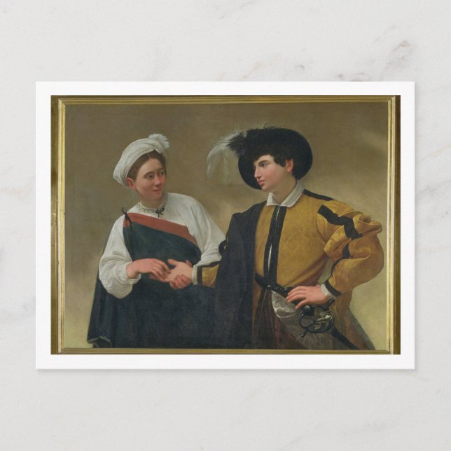 Carte Postale The Fortune Teller (La Buona Ventura), c.1594 (Devant)