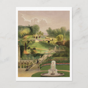 Carte Postale The Garden on the Hill Side, Castle Combe, from 'T