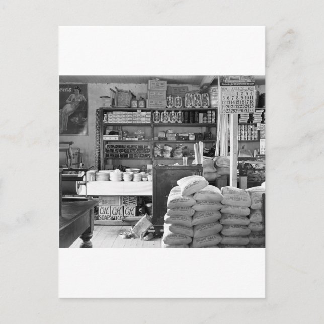 Carte Postale The General Store, Moundville, Alabama : 1936 (Devant)
