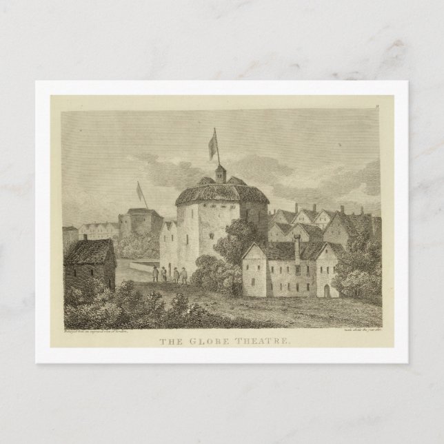 Carte Postale The Globe Theatre on the Bankside tel qu'il est ap (Devant)
