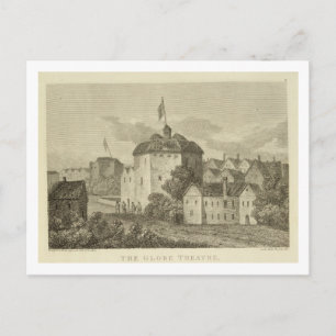 Carte Postale The Globe Theatre on the Bankside tel qu'il est ap
