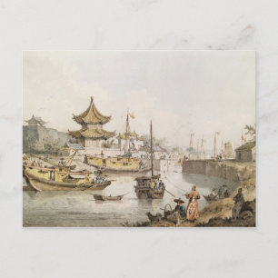 Carte Postale The Grand Canal, Chine, (w/c)