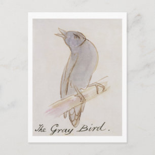 Carte Postale The Gray Bird, from 'Sixteen Drawings of Comic Bir