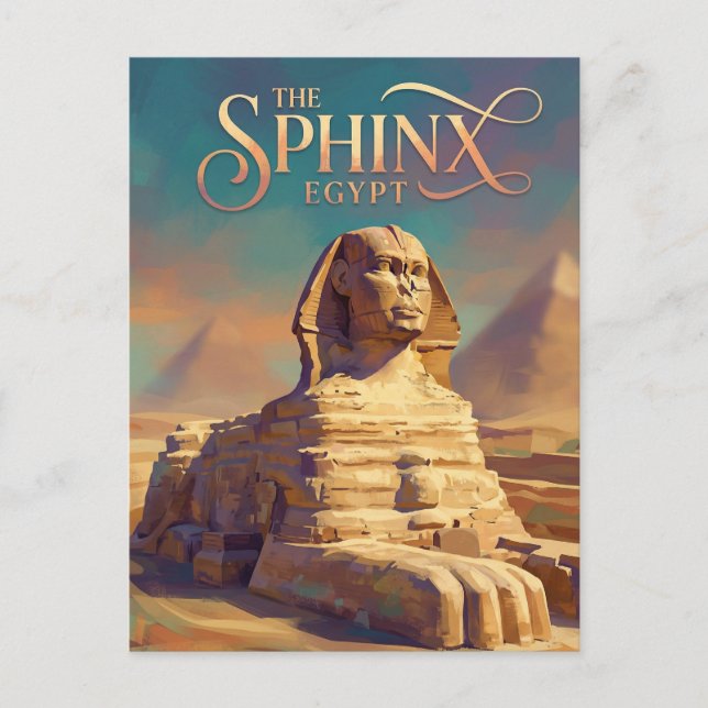 Carte Postale The Great Sphinx of Giza Egypt (Devant)