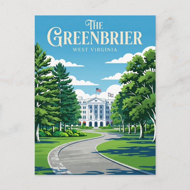 Carte Postale The Greenbrier États-Unis (Devant)