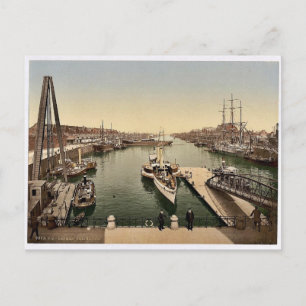 Carte Postale The Harbour (Port Libre), Brême, Allemagne classiq