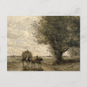 Carte Postale The Haycart, c. 1860