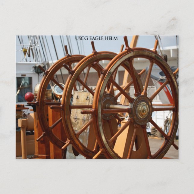 Carte Postale The Helm, USCG Cutter Eagle (Devant)